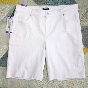 NWT Buffalo Light Pink Tandi Bermuda Shorts 14